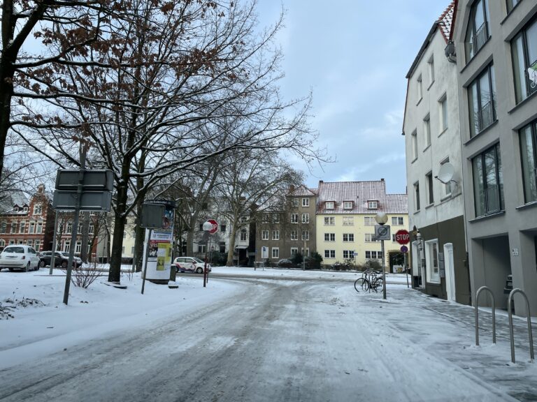 Wintereinbruch in Osnabrück im Januar 2025. / Foto: Dominik Lapp in Osnabrück (Gesamtstadt)