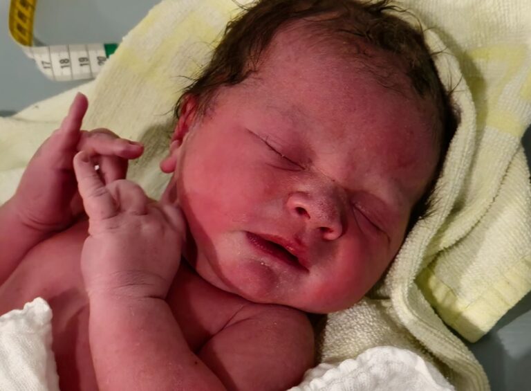 Neujahrsbaby im Marienhospital