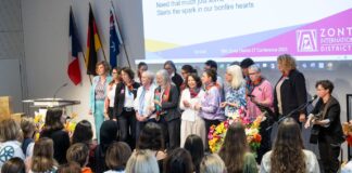 Der gastgebende Zonta-Club Osnabrück Westfälischer Friede begrüßte Anfang Oktober über 250 Frauen aus sechs Ländern in der deutschen Friedensstadt. / Foto: Zonta-Club Osnabrück Westfälischer Friede / Bettina Meckel